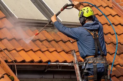 Démoussage et hydrofuge de toiture à Brussey